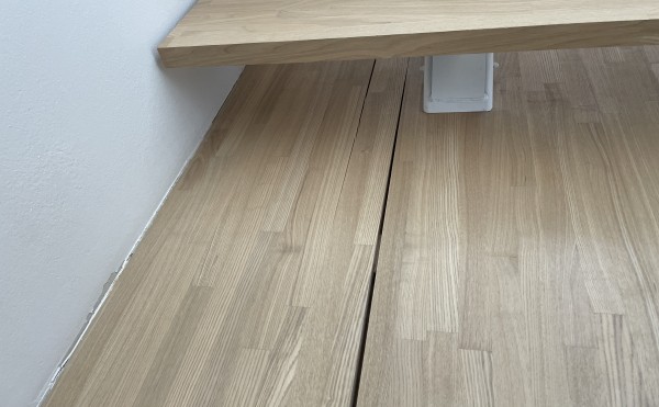 集成材の割れ補修